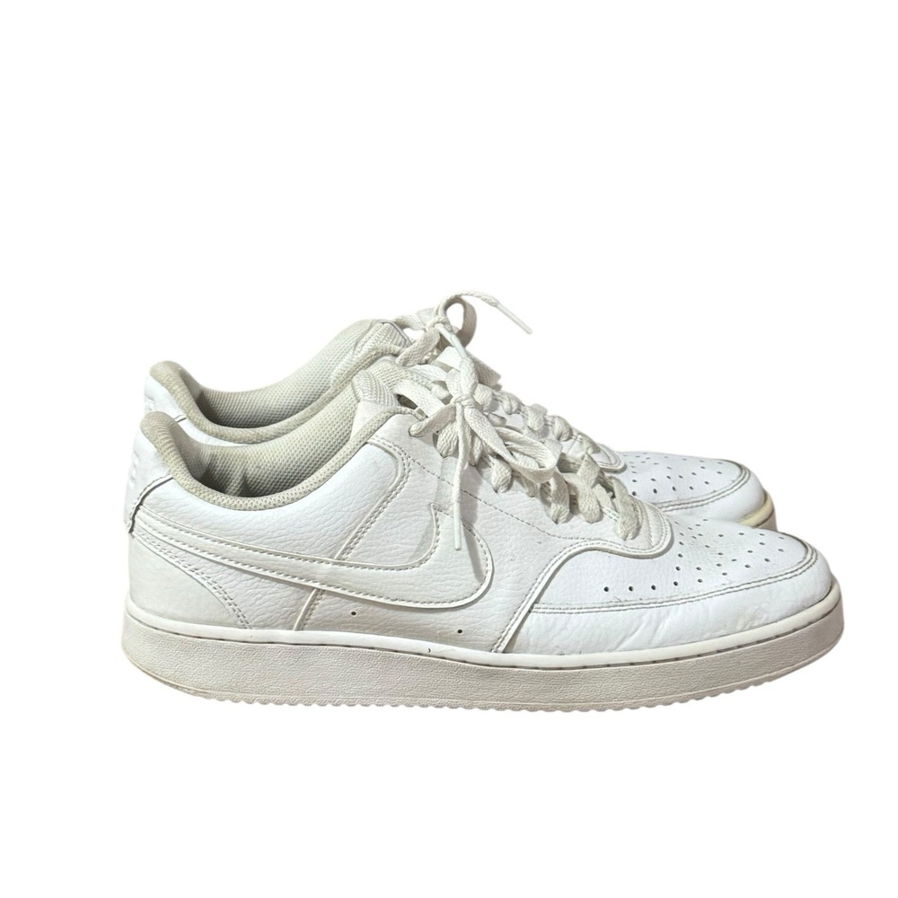 Nike Court Vision Low CD5463-100 Triple White Men's Size 10